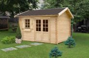 Casette in legno prefabbricate per giardino