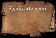 significato dei nomi